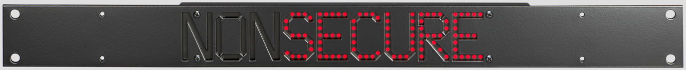 SecureSwitch Rackmount Sign
